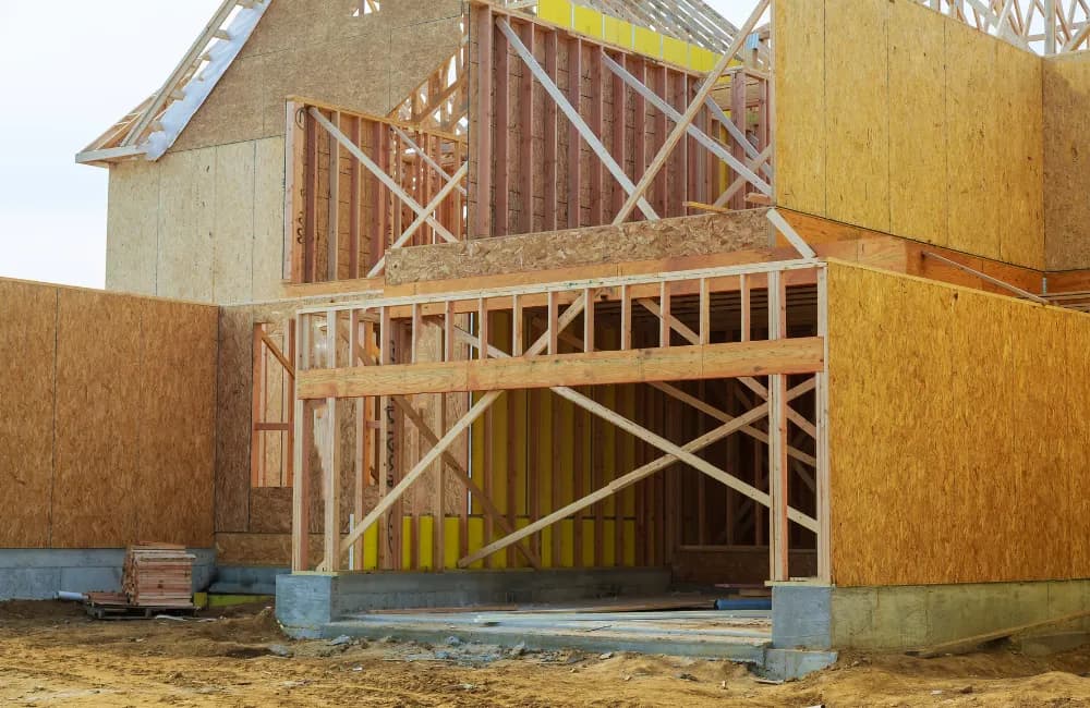 A residential construction project