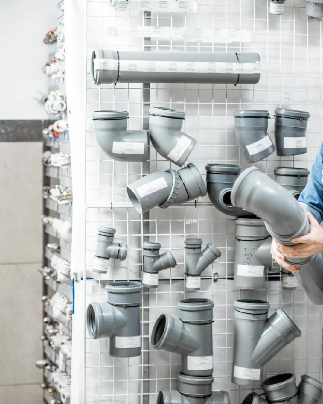 HVAC and plumbing equipment sourced for installation